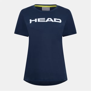 Women's Head Lucy Wordmark Crew Neck Short Sleeve Jersey T-Shirt in Blue
