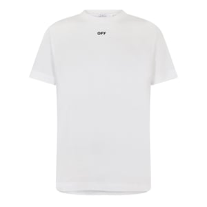Men's Off White Slim Fit T Shirt in White