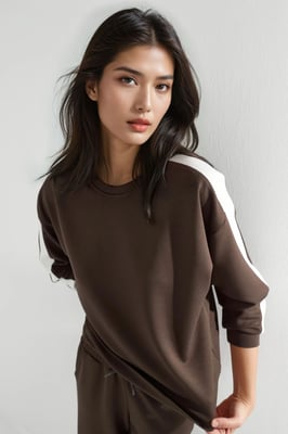 Modal Touch Regular Fit Sweatshirt & Broek Set