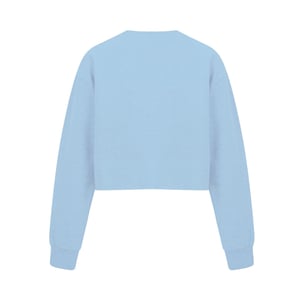Women's Miso Cropped Sweatshirt in Blue