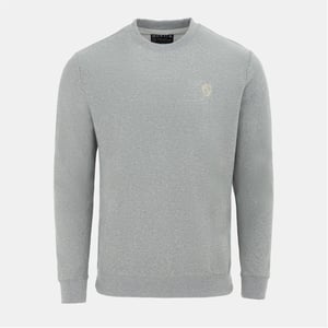 Men's Howick Crew Neck  Jumper in Grey