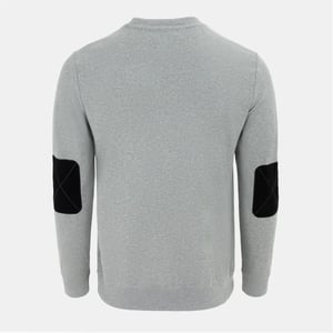Men's Howick Crew Neck  Jumper in Grey