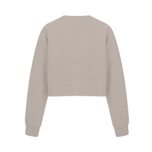 Women's Miso Cropped Sweatshirt in Sand