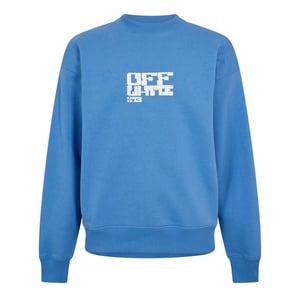 Men's Off White Crew Sweatshirt in Allure