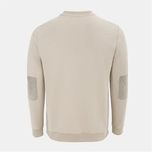 Men's Howick Crew Neck  Jumper in Khaki