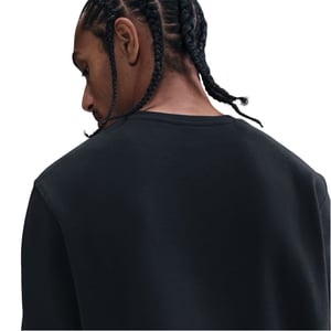 Men's Nike Crew Neck Long Sleeve Jersey Sweatshirt in Black/Gold