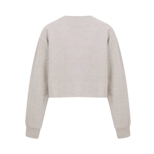 Women's Miso Cropped Sweatshirt in Oatmeal