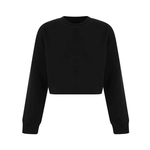 Women's Miso Cropped Sweatshirt in Black