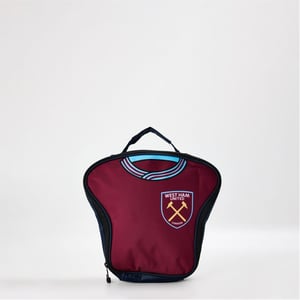 Accessories West Ham United FC Novelty Shape Lunch Bag with Patch in Red