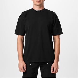 Men's Heron Preston Heron Nf Ctnmb Ss T in Black/White