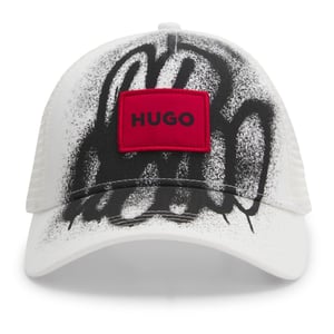 Accessories Hugo Kody Slawn Curved Brim Trucker Cap in Natural