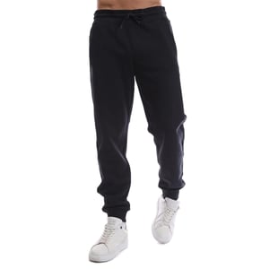 Men's Emporio Armani EA7 Solid Patterned Slim Joggers in Blu Navy