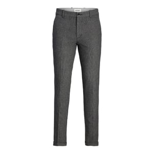 Men's Jack and Jones J Henry Slim Cut Chinos in Dark Grey