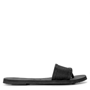 Women's Havaianas Hav. You Angra Glitter Beige 41 42 Flip Flops in Black