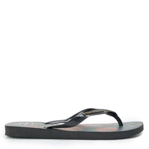 Women's Havaianas Hav. Top Tribo Ruby Red Black 39 40 Flip Flops in Black/Black