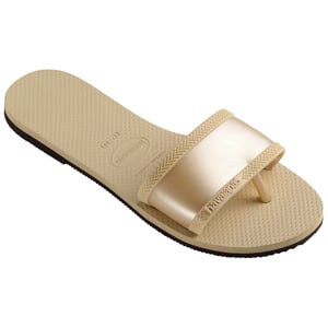 Women's Havaianas Hav. You Angra Crocus Rose 35 36 Flip Flops in Sand Grey