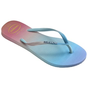 Women's Havaianas Hav. Slim Gradient Sunset Ballet Ro Flip Flops in White