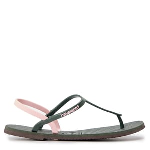 Women's Havaianas You Paraty Rj Crocus Rose Flip Flops in Green