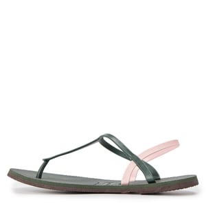 Women's Havaianas You Paraty Rj Crocus Rose Flip Flops in Green
