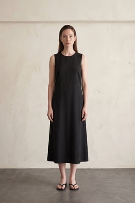 Midi-jurk met Rugdetail