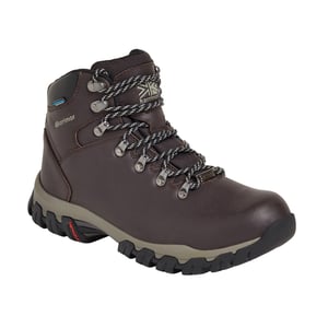 Women's Karrimor Mendip Hiking Boots with Lug Sole in Chocolate