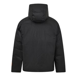Men's Heron Preston Hooded Down Jacket in Black