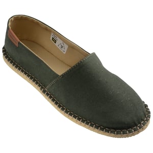 Women's Havaianas Origine Espadrille Slip on Loafers in Dark Green