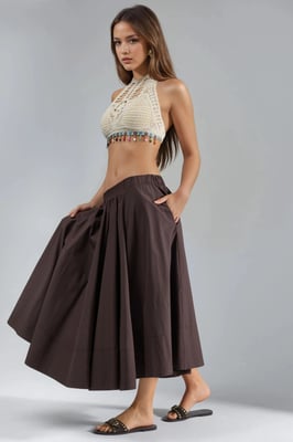 Maxi A-Lijn Fit Rok