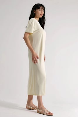 Losse Midi-jurk met Split
