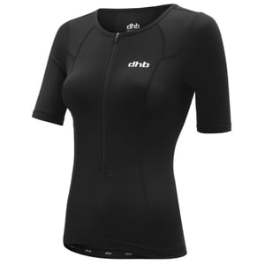 Women's Dhb Hydron Tri Short Sleeve Top in Black