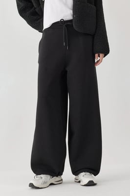 Barrel Fit Basis Verhoogde Sweatpants