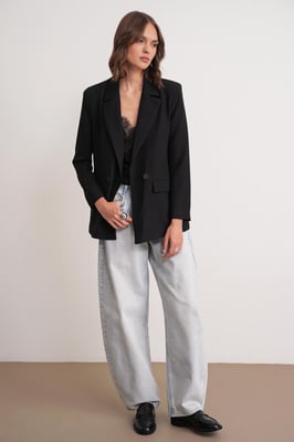 Langemouwen Geknoopte Blazer
