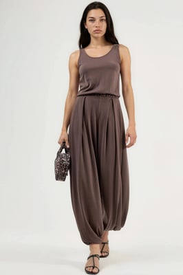 Plissé Modal Jumpsuit