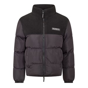 Men's NY Concept Aspen Zipped Pocket Puffer Jacket in Black