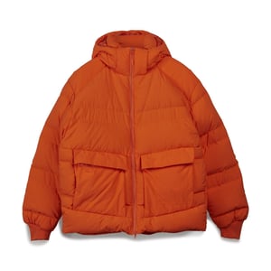 Men's adidas Cl Puffy Jacket in Orange