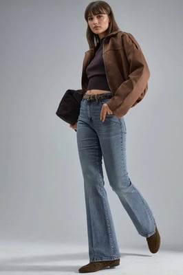 Hoge Taille Flared Jeans