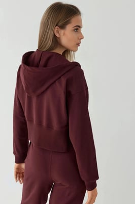 Hoodie met Rits