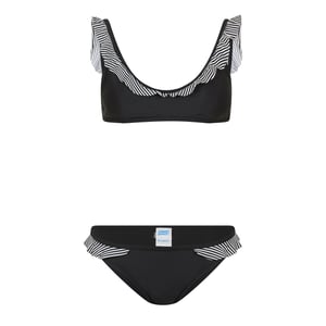 Women's Zoggs Frill Bikini in Black