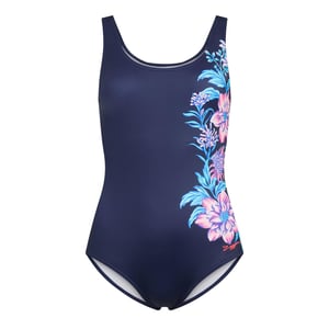 Women's Zoggs Rose Scoopback in Blue