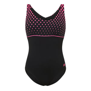 Women's Zoggs V Neck Clipback in Black