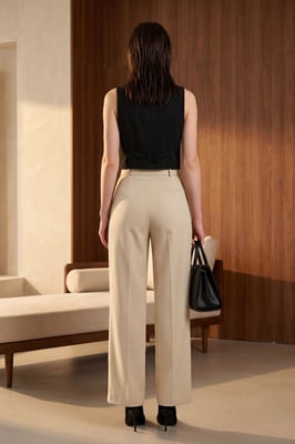 Hoge Taille Wijde Leggins met Riem