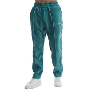 Men's Avirex Cypress Ribbed Straight Track Pants in Green