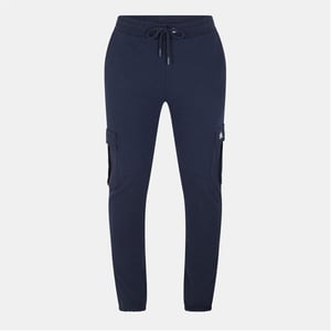 Men's Born Rich Waygo Solid Patterned Slim Joggers in Blue