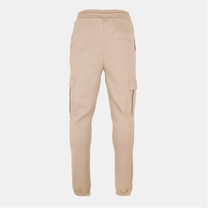 Men's Born Rich Waygo Solid Patterned Slim Joggers in Cream