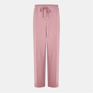 Women's Ted Baker Solid Patterned Open Hem Straight Joggers in Dusky-Pink