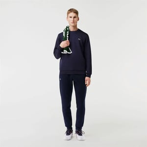Men's Lacoste Monogram Track Bottoms in Blue