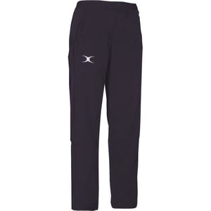 Women's Gilbert Synergie Solid Patterned Straight Track Pants in Dark Navy