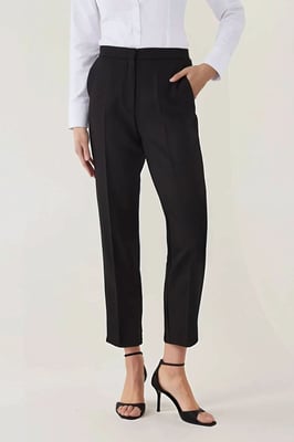High Waist Straight Leg Pants