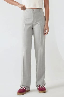 Hoge Taille Rechte Pijpen Broek