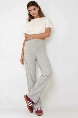 Hoge Taille Rechte Pijpen Broek